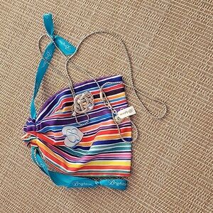 Brighton badge clip necklace